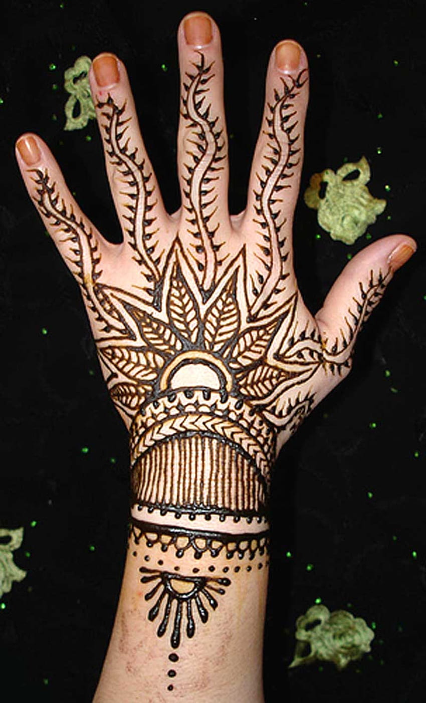 Grande inspiration du design au henné indien, Mehandi Fond d'écran de téléphone HD