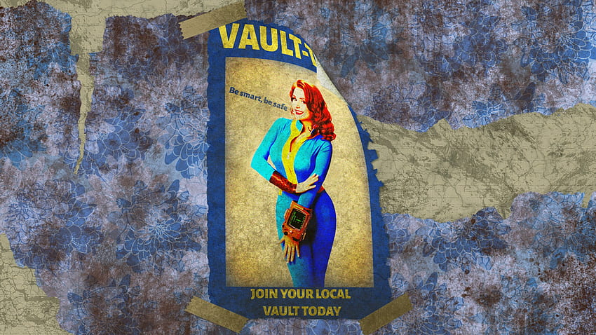 Fallout 4 Vault Tec Poster . Background . HD wallpaper