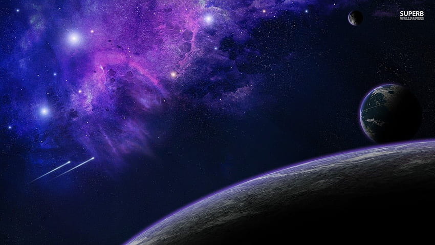 Cosmos azul - Noticias científicas fondo de pantalla