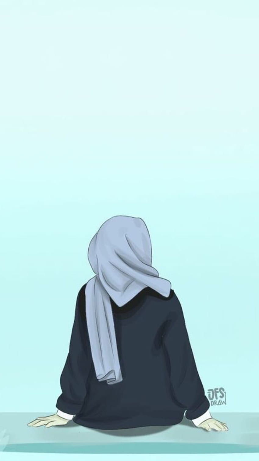Anime Muslim, Cadar HD phone wallpaper