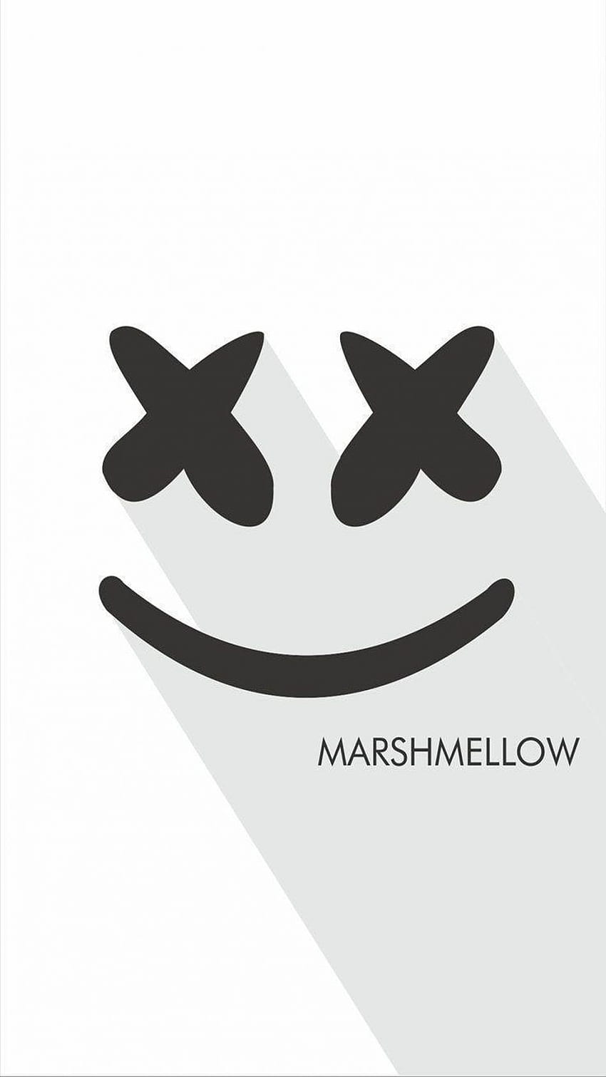 Marshmello y Top Mix. Móvil, iPhone paisaje, Dj, Black Marshmello fondo de pantalla del teléfono