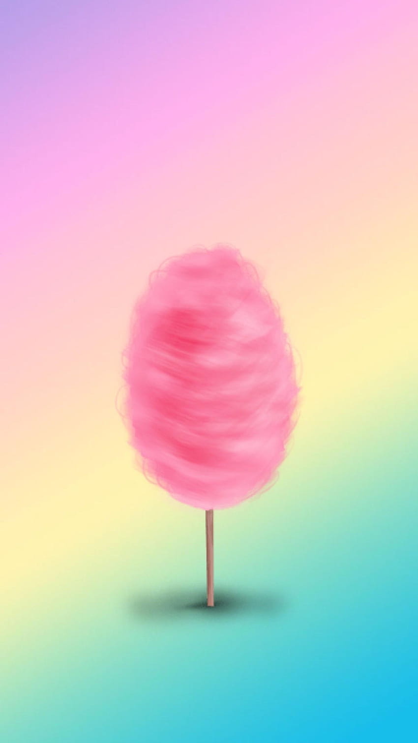 Cotton Candy, Cute Candy Kawaii HD phone wallpaper