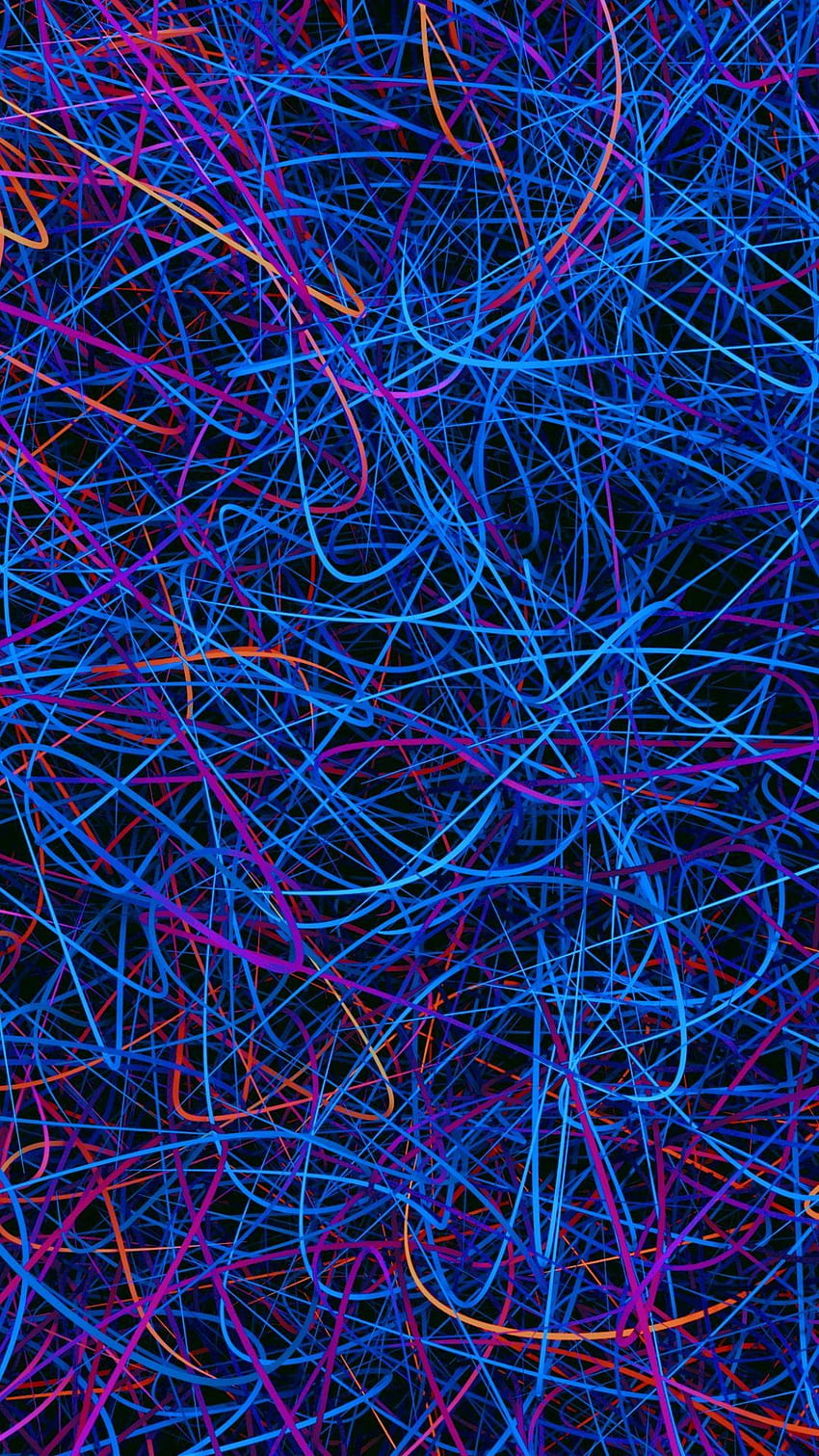 Downaload Lines, plexus, neon threads, colorful for screen , Samsung Galaxy S4, S5, N. Colorful , Xiaomi , Samsung, Neon Pattern HD phone wallpaper