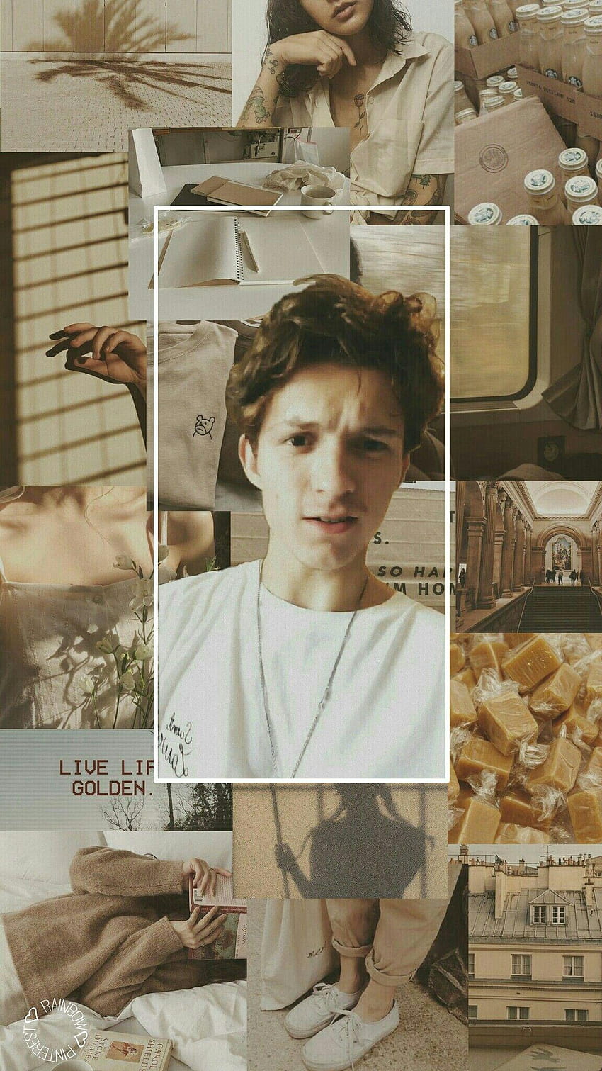 Tom Holland Yellow : Tom Holland Collage Kolpaper Awesome : Tumblr is a place to express yourself, discover yourself, and bond over the stuff you love, Tom Holland Cute HD phone wallpaper
