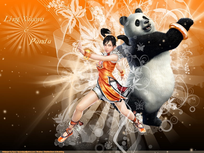 Tekken Xiaoyu e Panda, videogiochi, ragazze, tekken, combattenti Sfondo HD