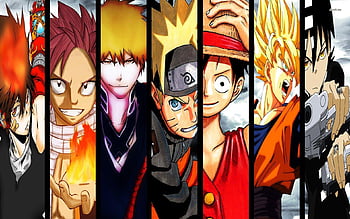 Naruto Bleach One piece Dragonball z wallpaper by HeroAkemi on DeviantArt