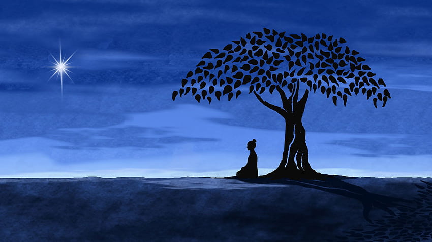 Медитация, медитация на Буда HD тапет