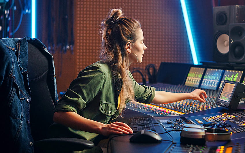 Музикална продукция: какво прави музикалният продуцент? – Berklee Online Take Note, Dj Studio HD тапет