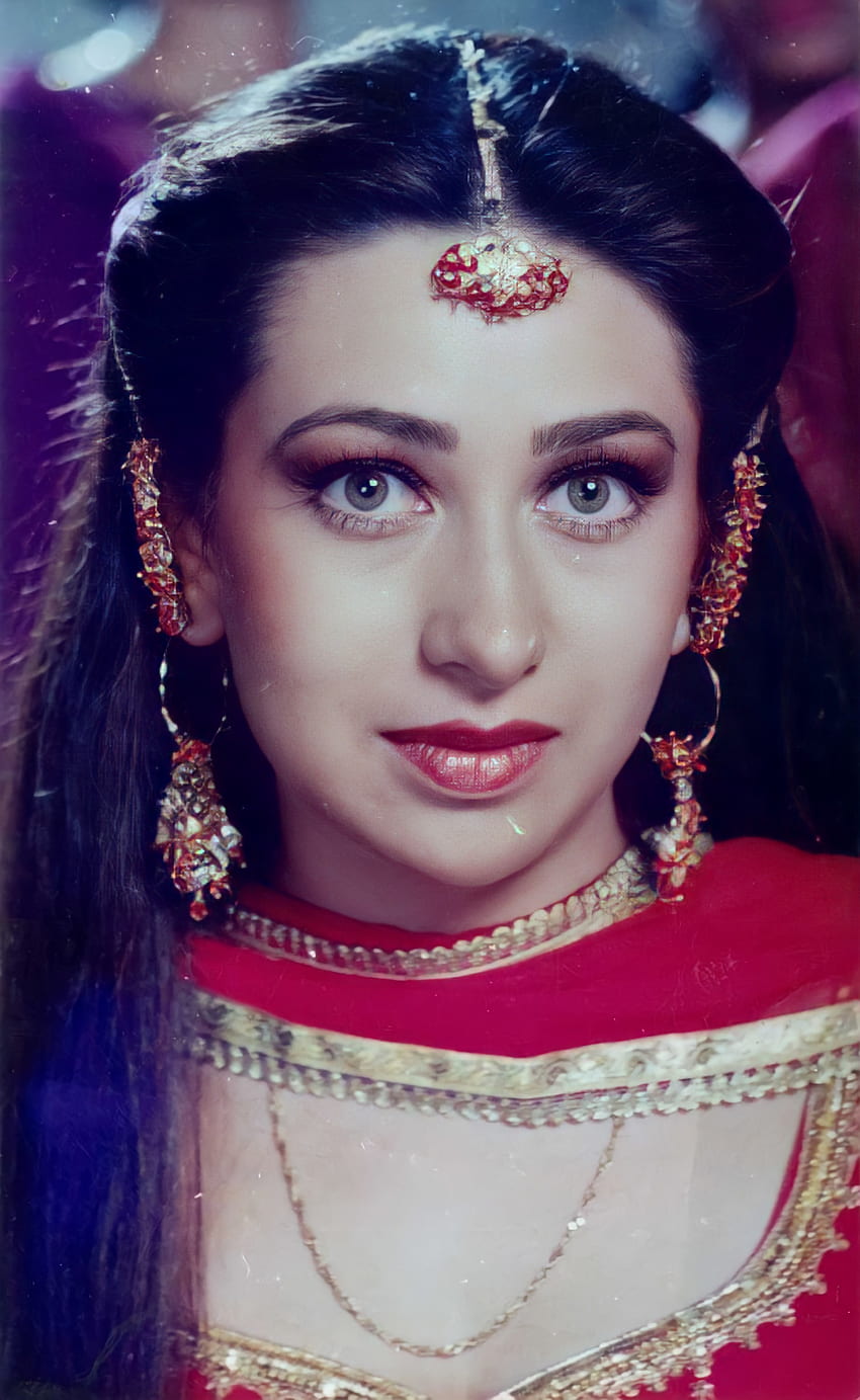 Karishma Kapoor, 눈, 입술, Bollywood3 HD 전화 배경 화면