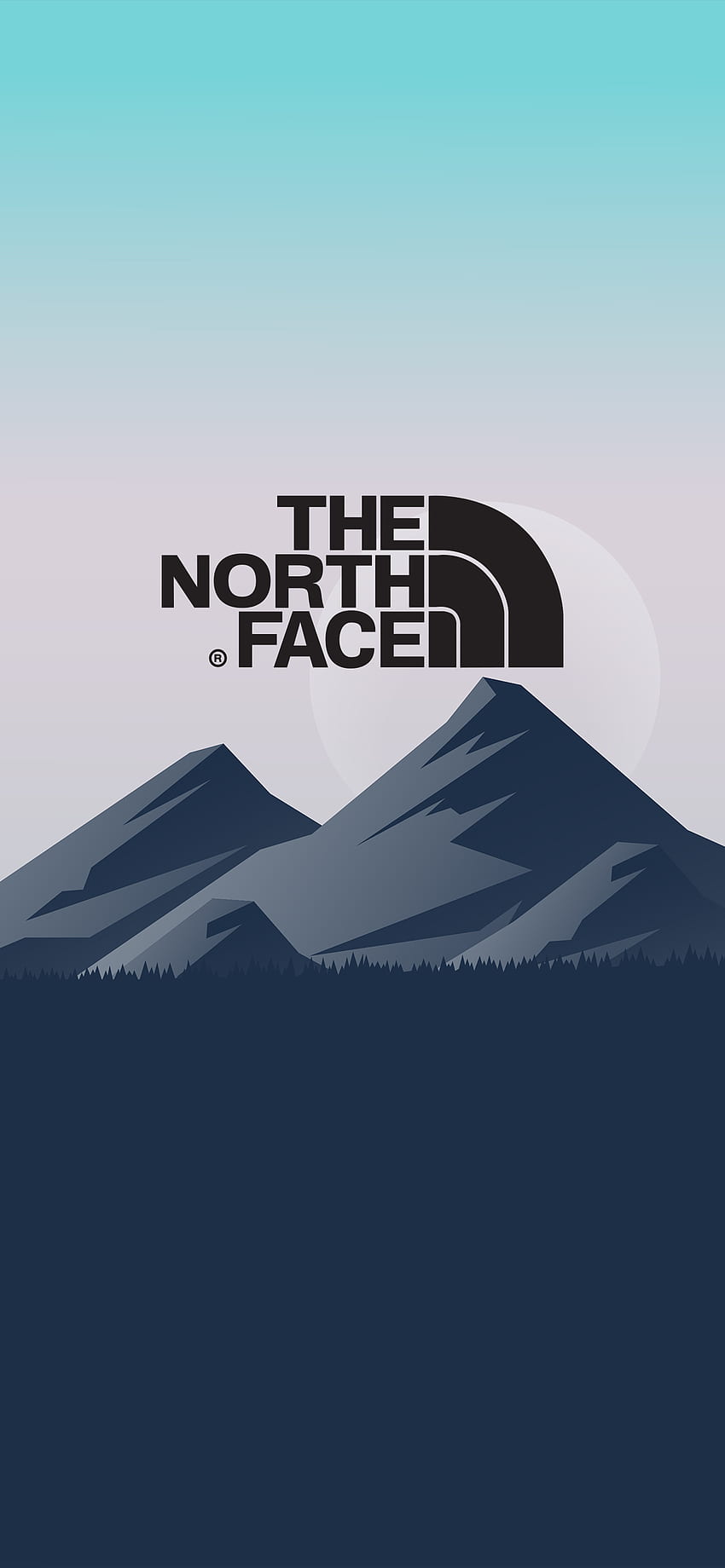 THE NORTH FACE HINTERGRUND, Ästhetik der Nordwand HD-Handy-Hintergrundbild
