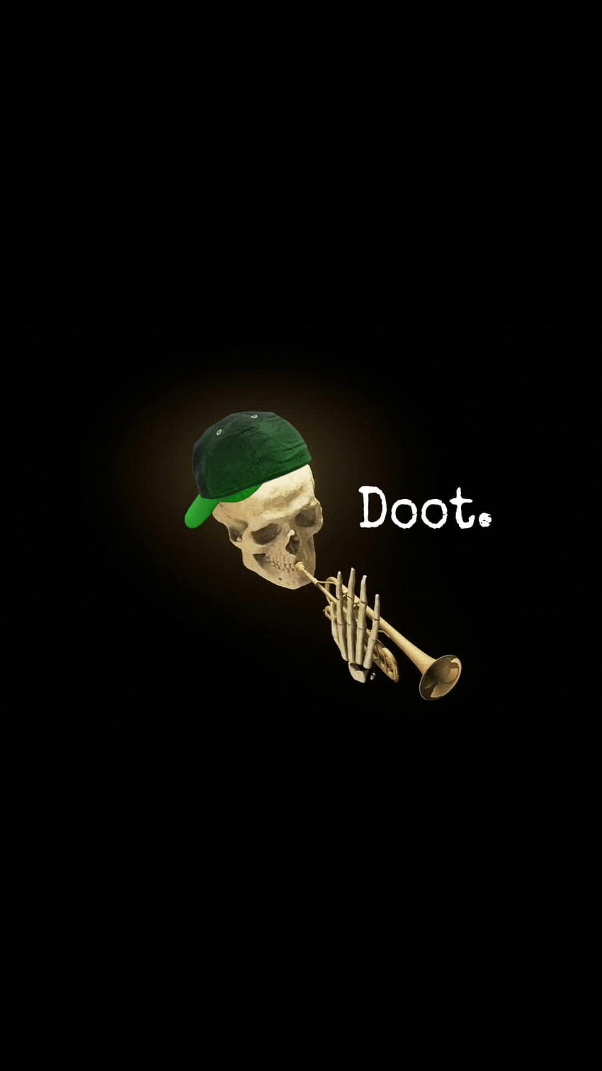 Doot 2 Electric Boogaloo, Skeleton Meme HD phone wallpaper