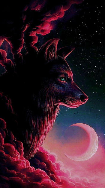Wolves Transparent Magical  Anime Wolf Alpha Female HD Png Download   Transparent Png Image  PNGitem