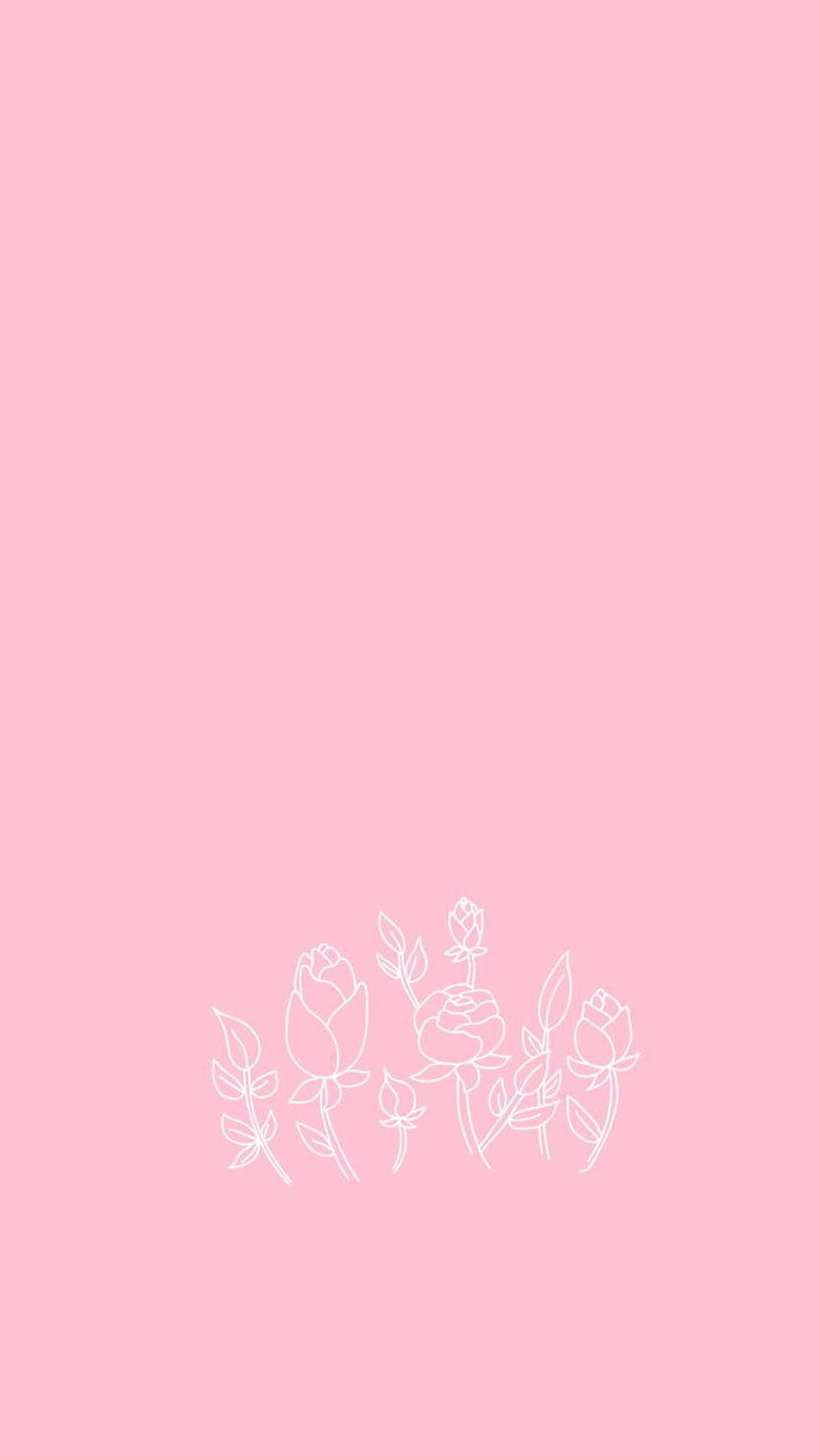 Flor rosa. Estética rosa pastel, Estética rosa, Flores cor de rosa Papel de parede de celular HD