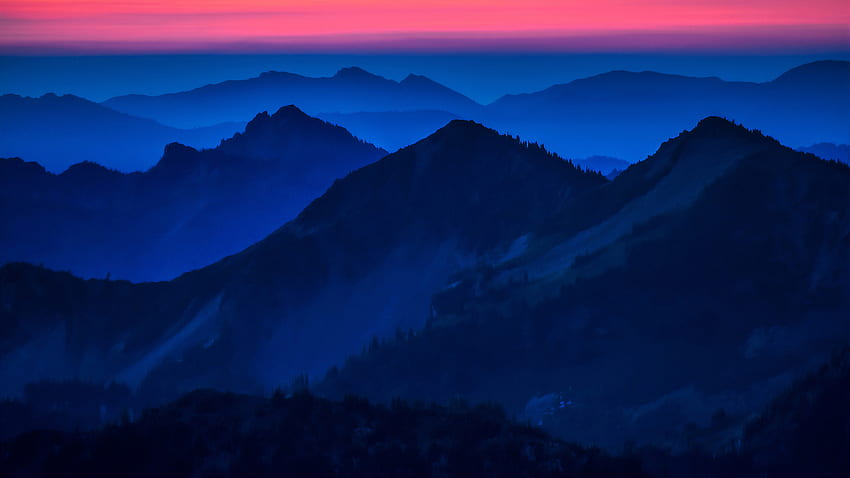 Dark Evening High Heights Of Mountains Разделителна способност , , фон и 1600X900 планина HD тапет