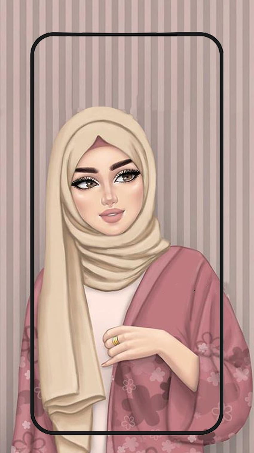 Hijab muslima cartoon for Android, Muslim Girl Cartoon HD phone wallpaper |  Pxfuel