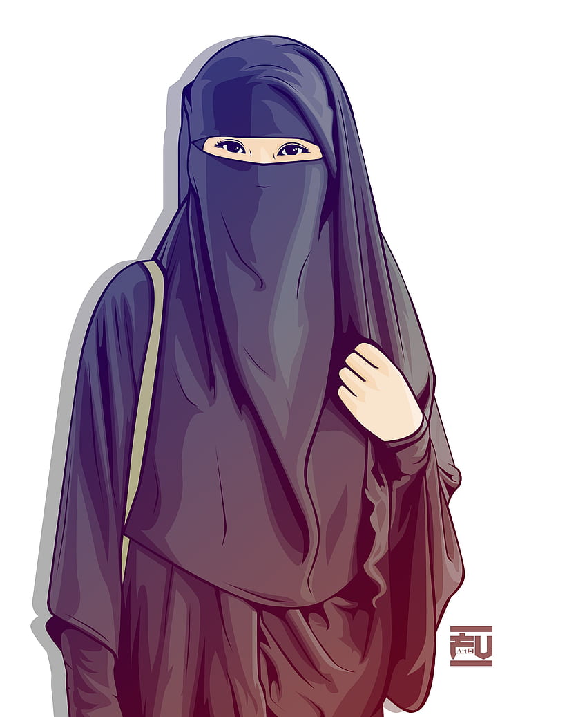 Hijab Niqab vector portrait in 2021. Vector portrait, Girls cartoon art, Hijab  cartoon, Cadar HD phone wallpaper | Pxfuel