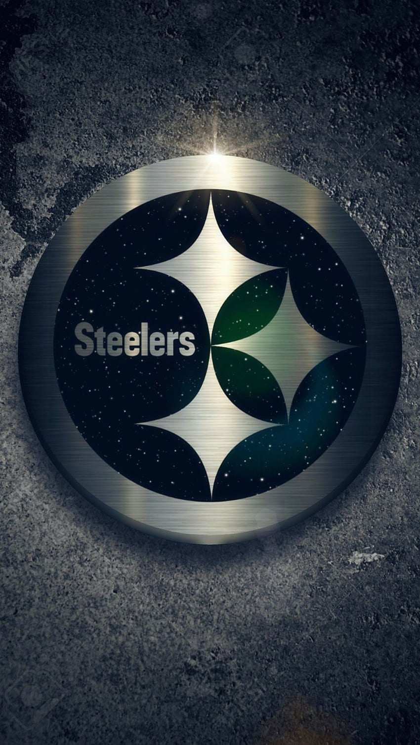 Pittsburgh Steelers iPhone, лого на отбора на NFL HD тапет за телефон