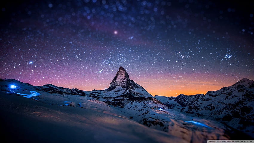 Mountain at Night ❤ for Ultra TV, Top of Mountain HD wallpaper