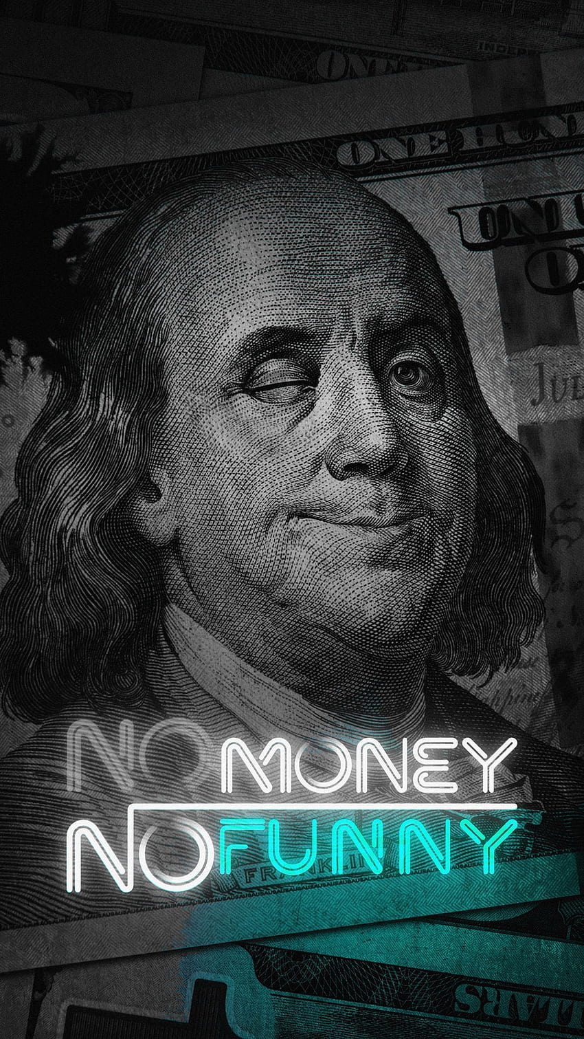 Sin dinero, refranes, gracioso, dólar. fondo de pantalla del teléfono