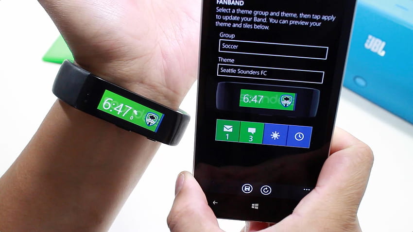 Fanband customizes your Microsoft Band's theme with your favorite sports team | Windows Central HD wallpaper