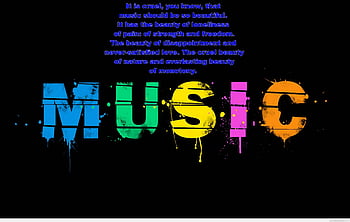 Cool music notes and quotes HD wallpapers | Pxfuel