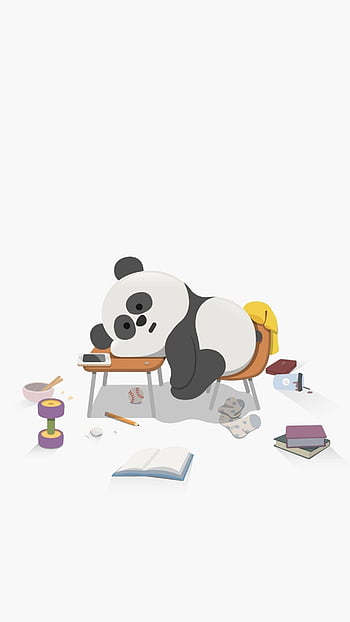 a lazy panda cartoon 3226457 Vector Art at Vecteezy