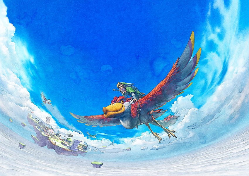 The Legend Of Zelda: Skyward Sword and Background HD wallpaper