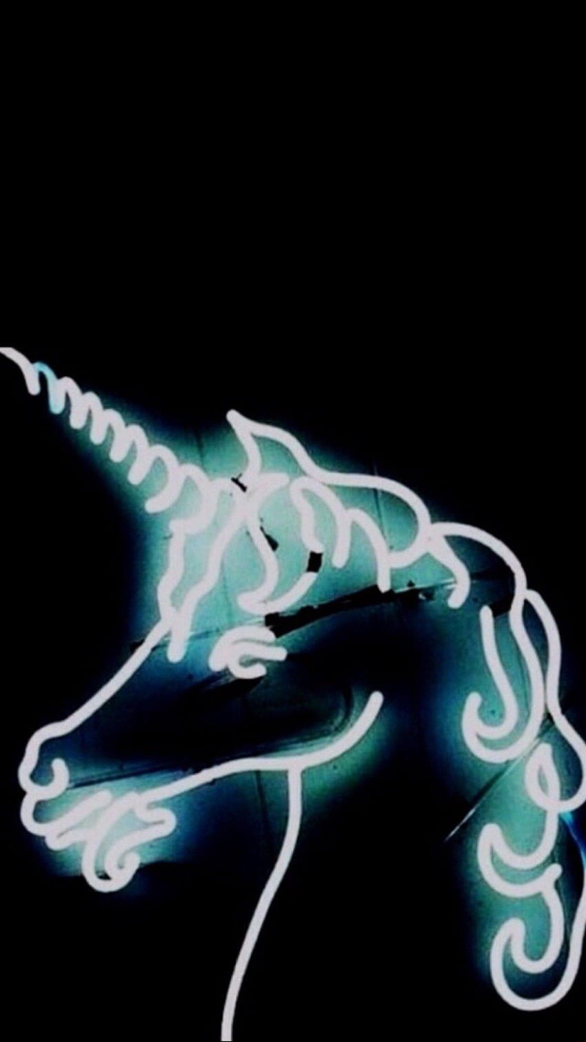 Kawaii Unicorn, Neon Unicorn HD phone wallpaper