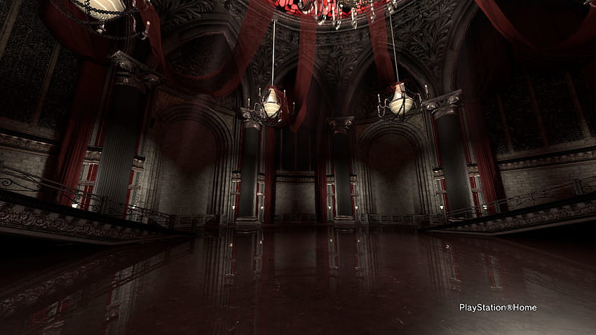 Baile de máscaras - El salón de baile (gótico) fondo de pantalla