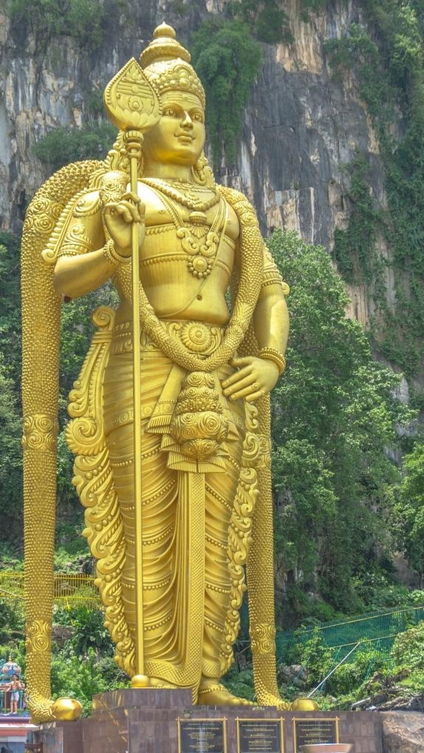 Thiruchendur Murugan, Golden Statue, Big HD phone wallpaper