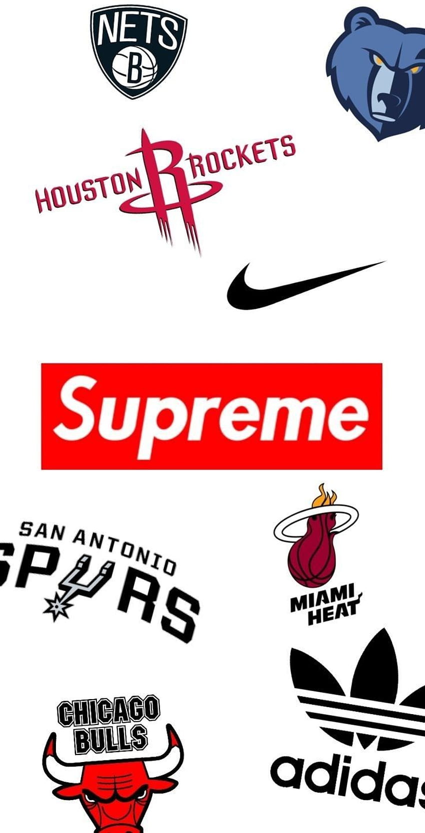NBA X Supreme Phone Wallpaper  Jordan logo wallpaper, Supreme iphone  wallpaper, Hip hop artwork