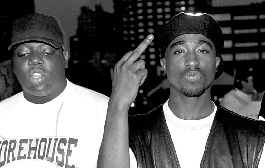 Swizz Beatz and Timbaland want to do a 2Pac Vs. The Notorious B.I.G. 'VERZUZ' battle, 2Pac and Biggie HD wallpaper