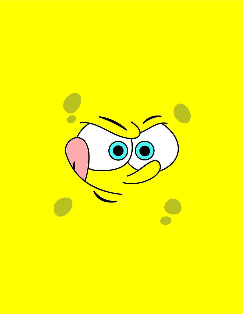 Cute Spongebob, SpongeBob Face HD phone wallpaper