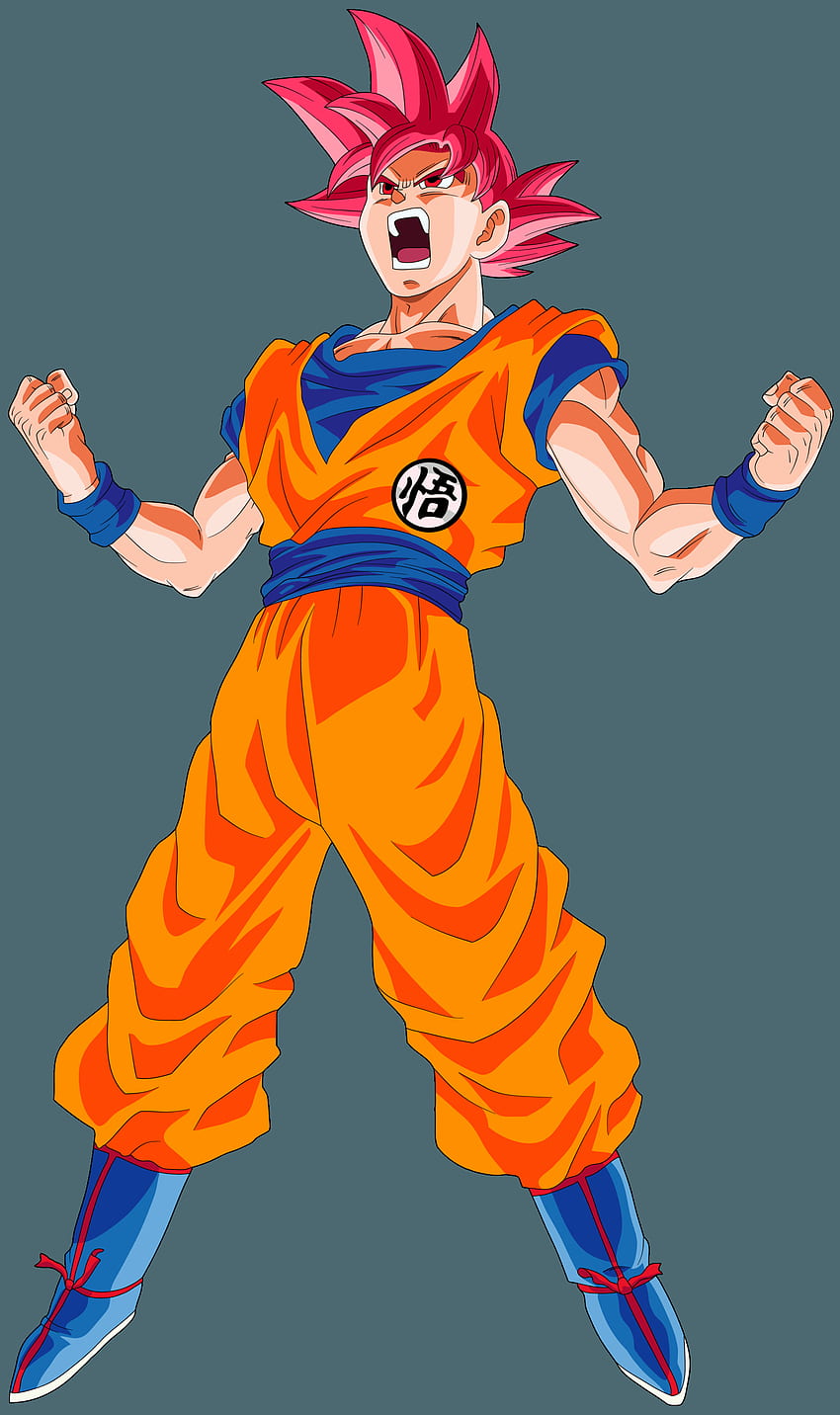 Super Saiyan Power Up Png pour sur YA Webdesign, Goku SS God Fond d'écran de téléphone HD