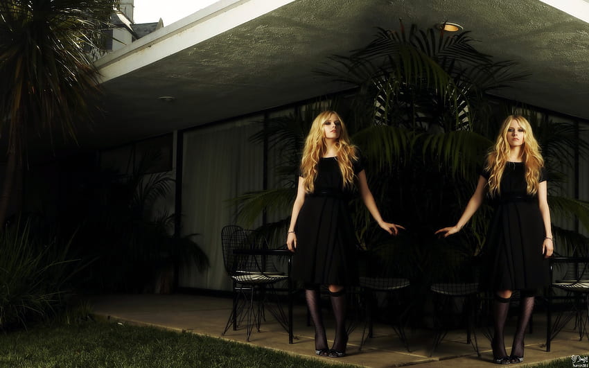 Avril Lavigne, estrela, lavigne, modelo, avril papel de parede HD