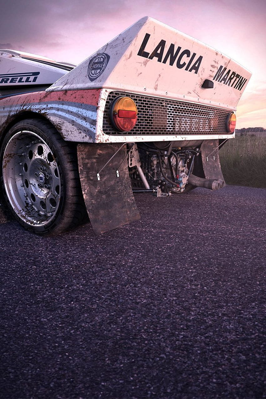 Lancia 037 идеи през 2021 г. рали кола, рали, мартини състезания HD тапет за телефон