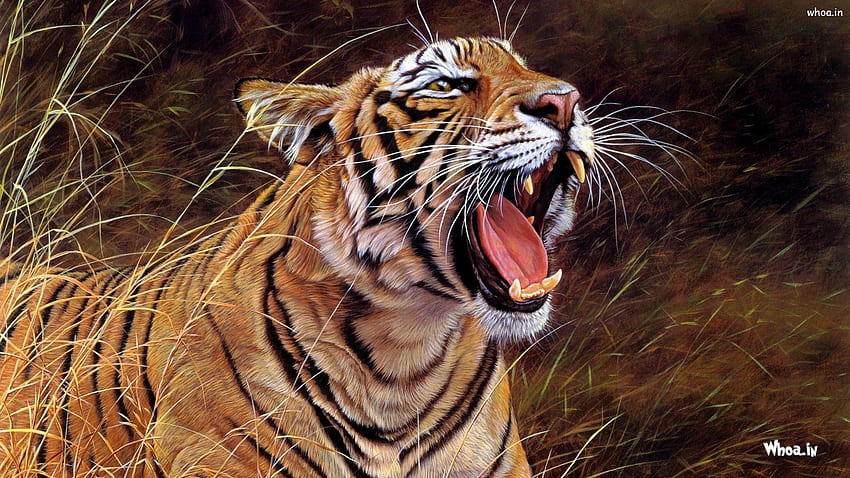 虎の咆哮 高画質の壁紙
