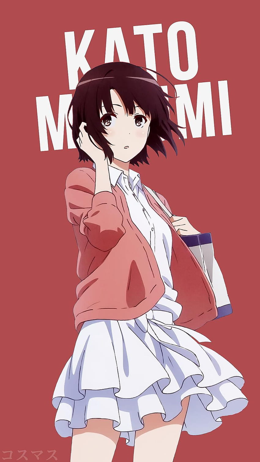 Kato Megumi V3. Gadis animasi, anime, Animasi fondo de pantalla del teléfono