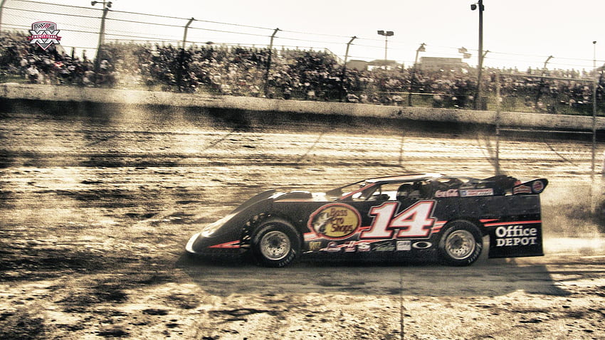 NASCAR Tony Stewart, 0.43 Mb, Dirt Track Racing HD wallpaper