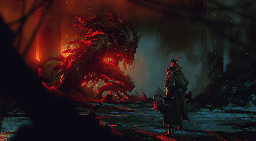 Bloodborne and Background, Bloodborne Boss HD wallpaper
