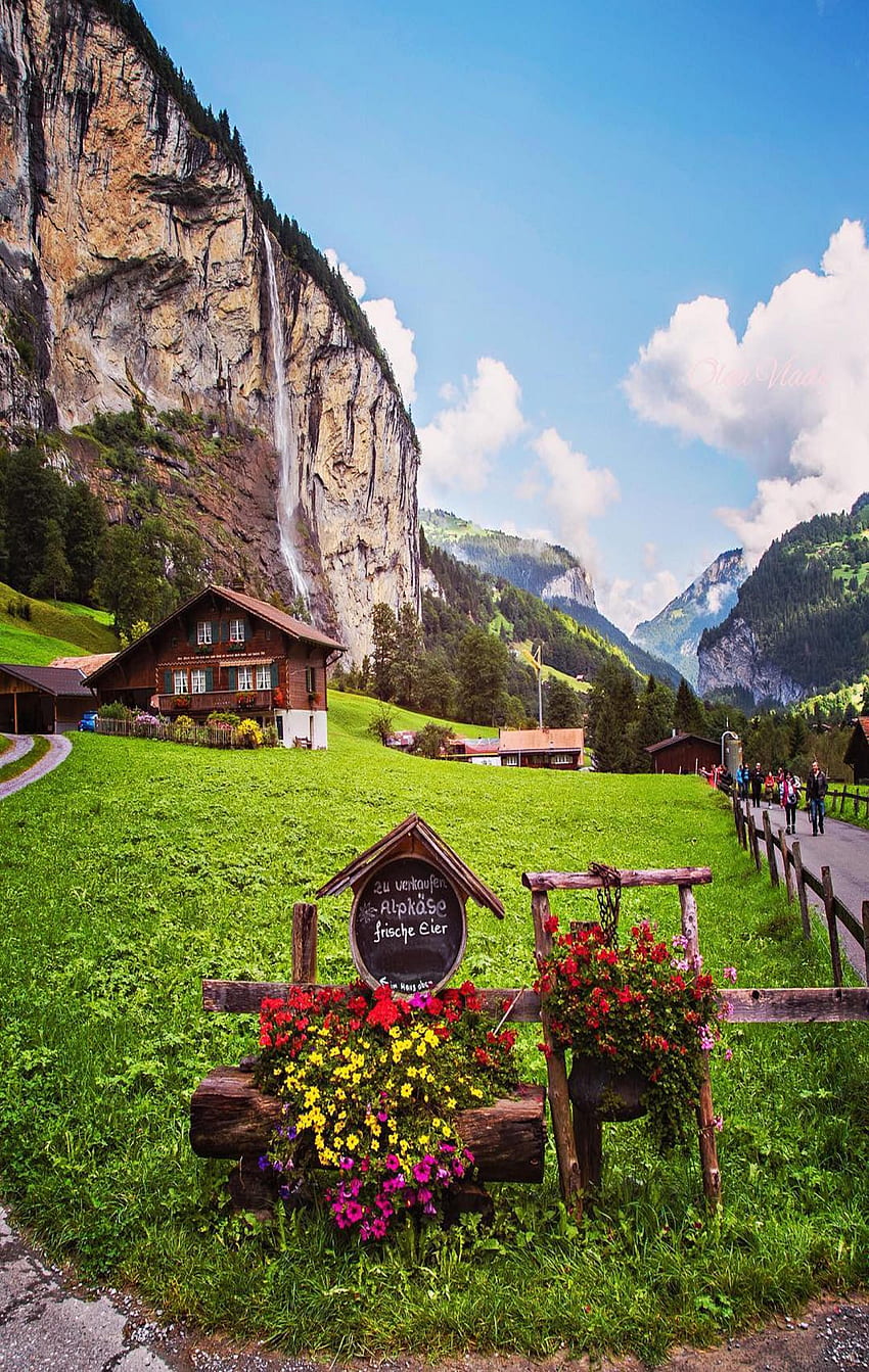 Lauterbrunnen, Svizzera. Bei posti in cui viaggiare, Luoghi in cui viaggiare, Bei posti da visitare Sfondo del telefono HD
