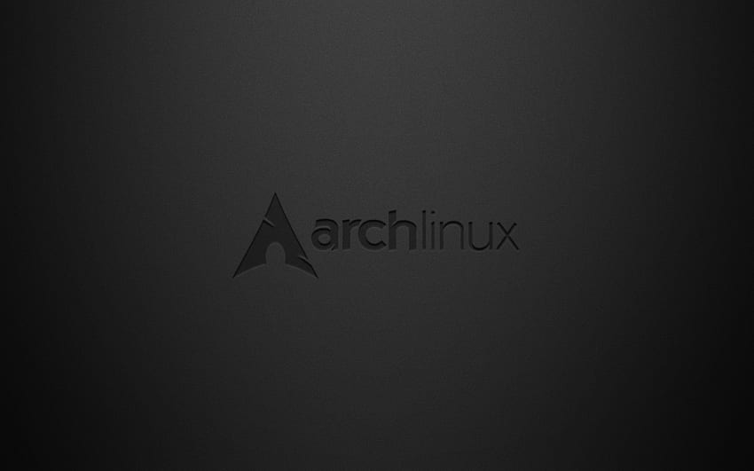 Arco Linux oscuro. , Oscuro , Linux, Negro Linux fondo de pantalla