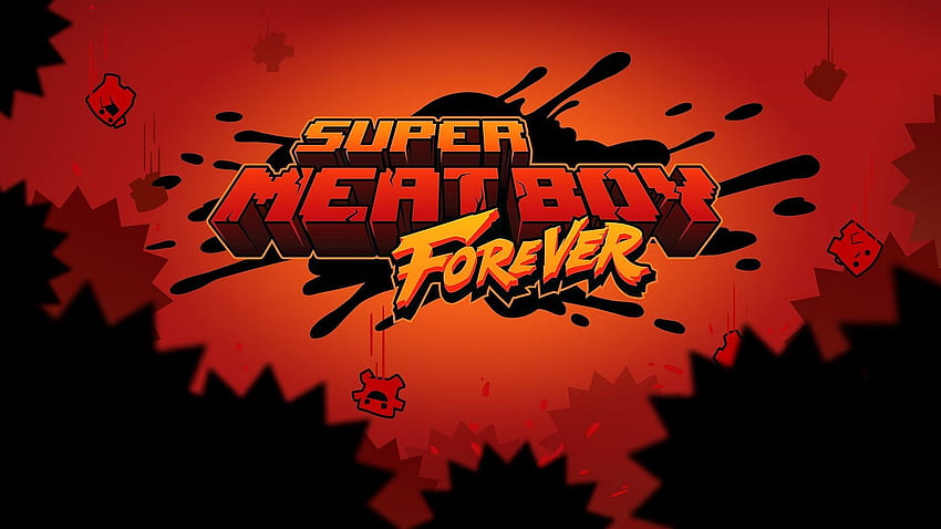 Super Meat Boy Forever Logo 68903 px HD wallpaper
