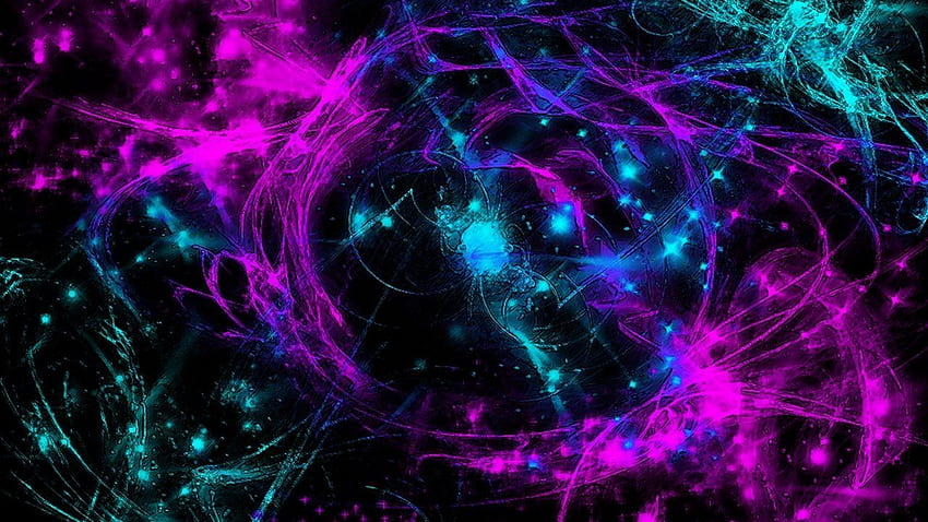 พื้นหลังสีม่วงนีออน - สด 2021 คอมพิวเตอร์ความงามนีออนสีม่วง วอลล์เปเปอร์ HD