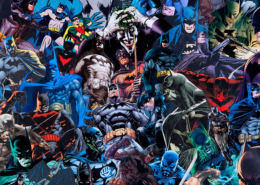 Mr GARCIN, Batman Collage HD wallpaper | Pxfuel