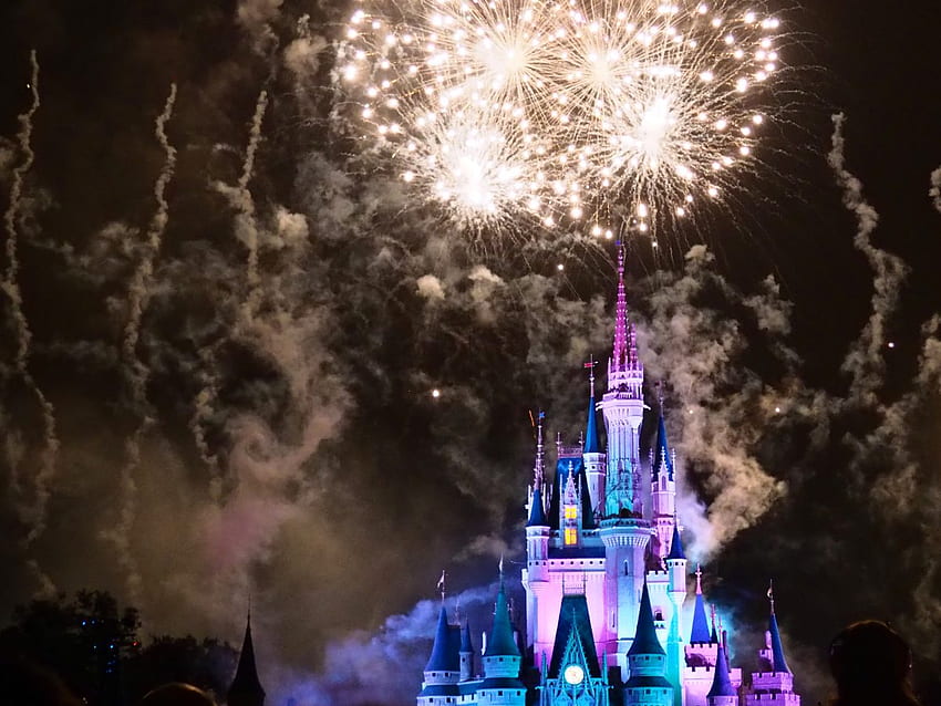 Happily Ever After Fireworks Show and Lyrics HD wallpaper