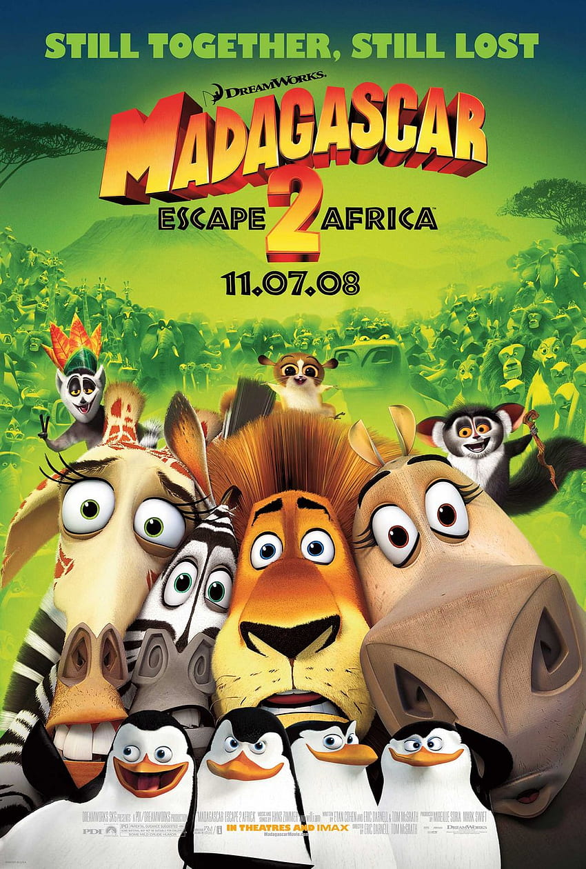Pôster do filme Madagascar para iOS 7 - Desenhos animados, Madagascar 2 Papel de parede de celular HD
