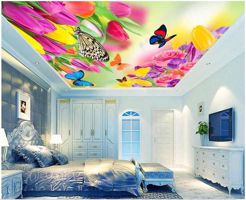 Wallpapered Ceilings - bandddesign.com