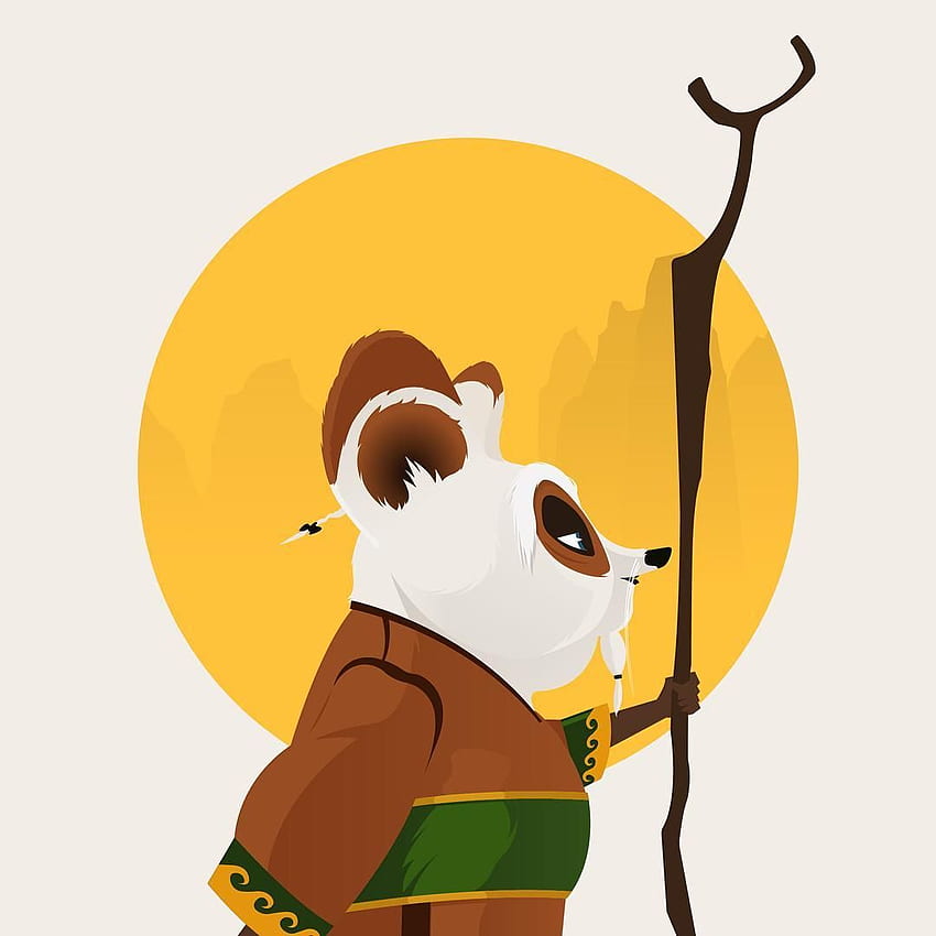 Guru Shifu. Mestre Shifu. Kung Fu Panda. Animasi DreamWorks. Kung fu panda, seni Panda, Master shifu wallpaper ponsel HD