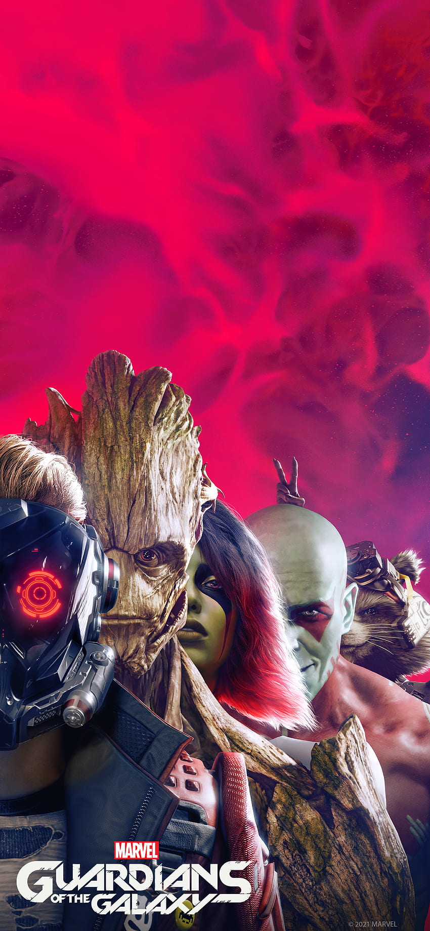 Marvel's Guardians of the Galaxy 게임, Marvel PS4 HD 전화 배경 화면